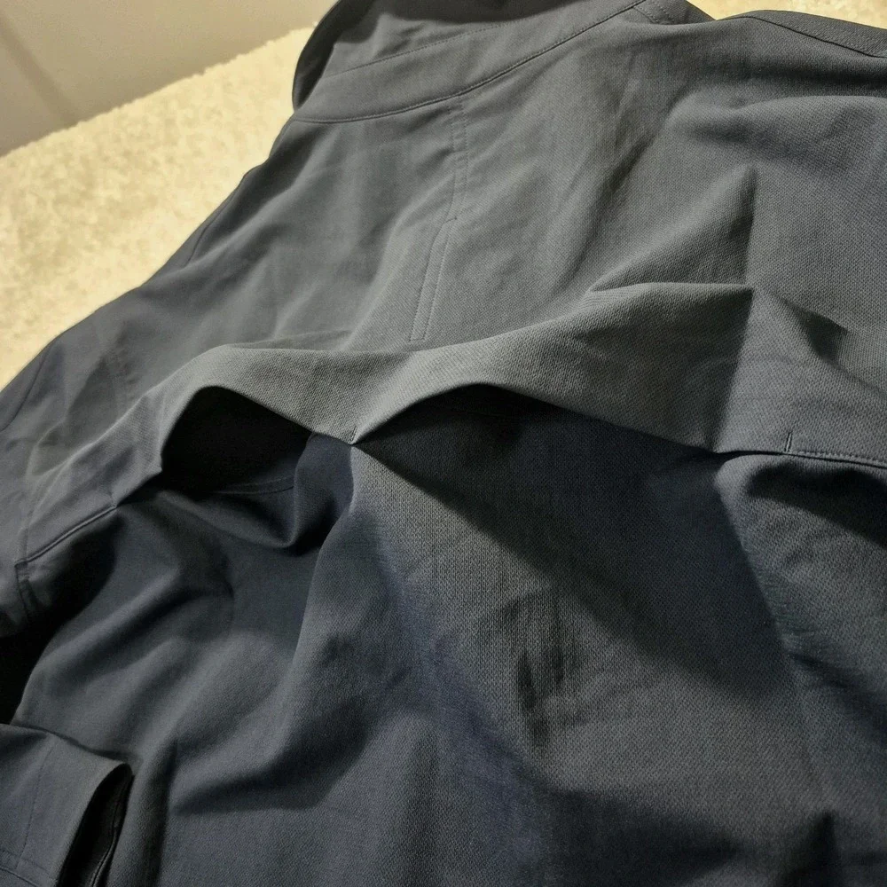 Lululemon Cargo Pocket Shirt Jacket Mens 2XL Snap Button Performance Vented Golf